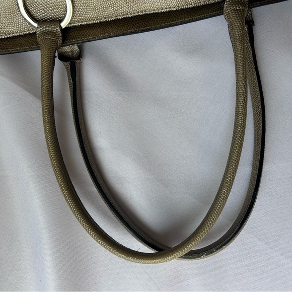 Guess vintage Y2K Brown and White, Tweed Handbag - Picture 5 of 9